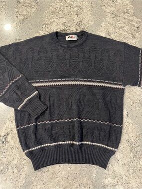 Vintage 90s Men’s Cooper 3D Knit Sweater